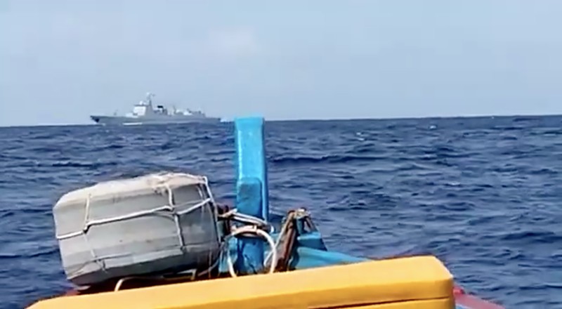Kapal China di Laut Natuna (AP)