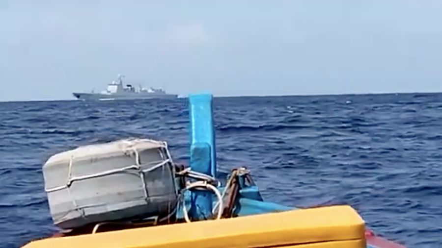Kapal China di Laut Natuna (AP)