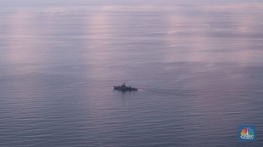 Suasana Laut Natuna Utara, Jumat (17/9/2021).