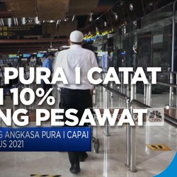 Angkasa Pura I Catat 1 Juta Penumpang Pesawat Selama Agustus
