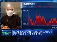 Realisasikan Merger, Saham Indosat Amblas 4,56%