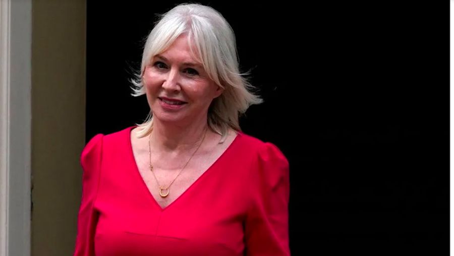 Sekretaris Negara untuk Digital, Budaya, Media, dan Olahraga Inggris Nadine Dorries /dok AP Photo