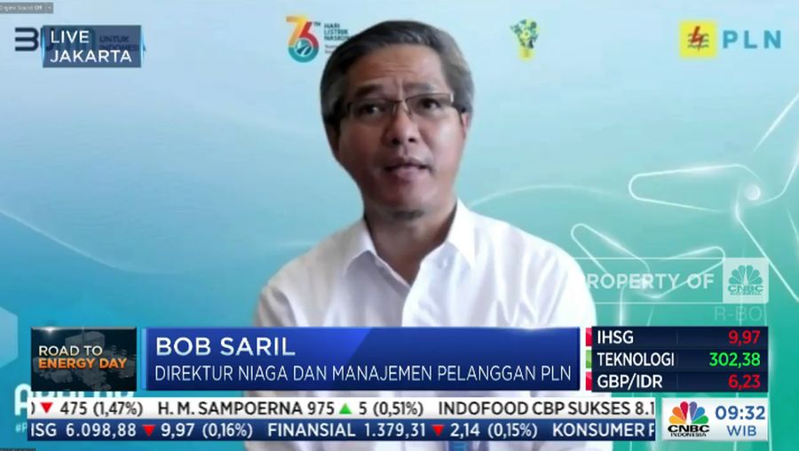 Direktur Niaga dan Manajemen Pelanggan PT PLN (Persero), Bob Saril