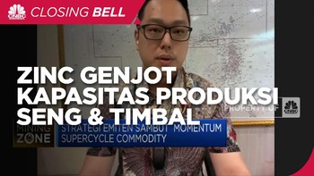 Harga Komoditas Melonjak, ZINC Genjot Produksi Seng & Timbal