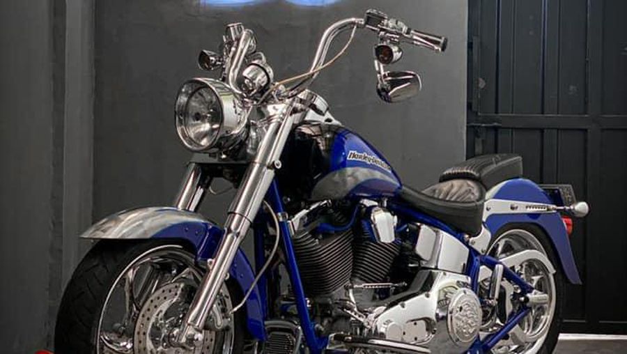 Harley-Davidson Fat Boy (Tangkapan layar via Dion Darmawan)