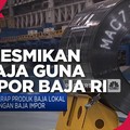 Resmikan Pabrik Baja, Jokowi Targetkan Pengurangan Impor