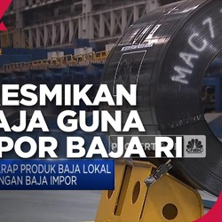 Resmikan Pabrik Baja, Jokowi Targetkan Pengurangan Impor