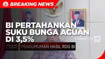 Lagi! BI Pertahankan Suku Bunga Acuan di 3,5%