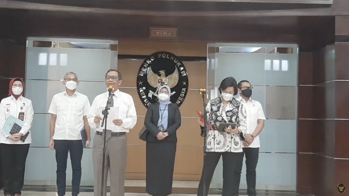 Menteri Koordinator Bidang Politik, Hukum dan Keamanan (Menko Polhukam) Mahfud MD Saat Konferensi Pers Progres Pelaksanaan Tugas Satgas BLBI .(Tangkapan Layar Youtube Kemenko Polhukam RI) Menteri Koordinator Bidang Politik, Hukum dan Keamanan (Menko Polhukam) Mahfud MD Saat Konferensi Pers Progres Pelaksanaan Tugas Satgas BLBI .(Tangkapan Layar Youtube Kemenko Polhukam RI)