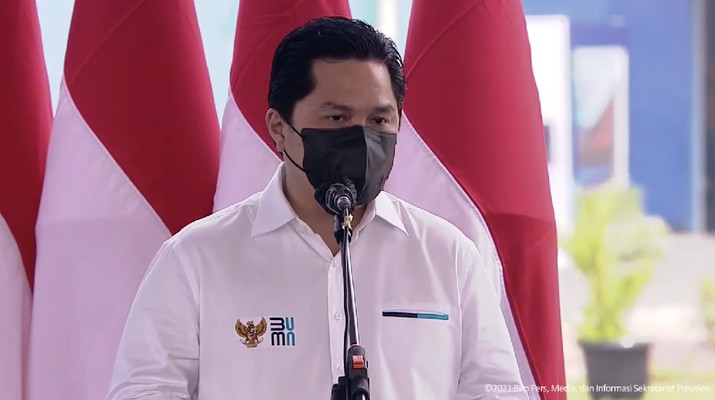 Peresmian Pabrik Industri Baja PT. Krakatau Steel (persero) Tbk, Kota Cilegon 9Tangkapan Layar Youtube Sekretariat Presiden) Peresmian Pabrik Industri Baja PT. Krakatau Steel (persero) Tbk, Kota Cilegon 9Tangkapan Layar Youtube Sekretariat Presiden)