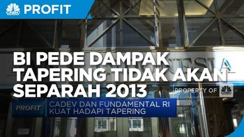 BI Pede Dampak Tapering Tidak Akan Separah 2013
