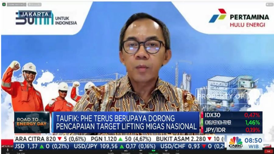 Direktur Pengembang & Produksi PT Pertamina Hulu Energi Taufik Adityawarman