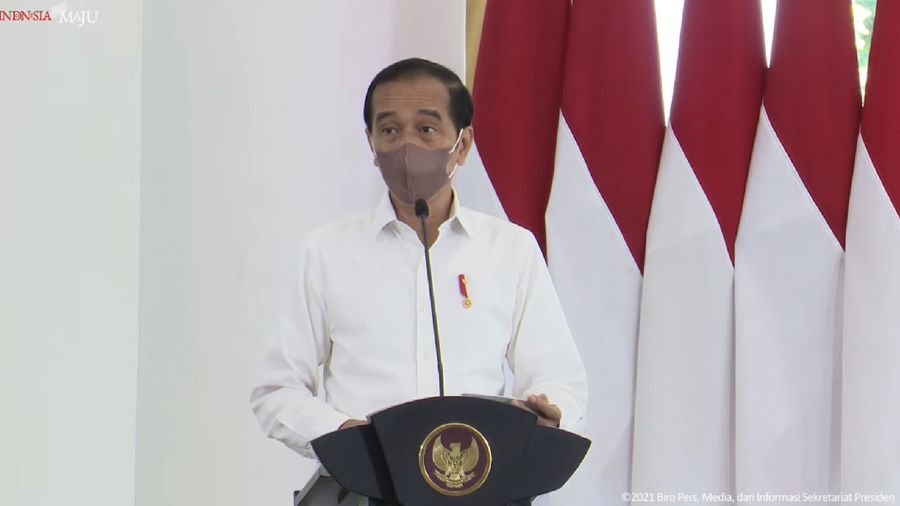 Penyerahan Sertipikat Redistribusi Tanah Objek Reforma Agraria, 22 September 2021 (Tangkapan Layar Youtube Sekretariat Presiden)