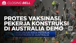 Protes Vaksinasi, Pekerja Konstruksi Australia Berunjuk Rasa