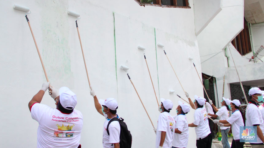 Dok.PT AceRekor MURI pengecetan GOR Bekasi, dok.PT Ace Oldfields Tbk Oldfields Tbk