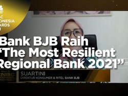 Bank BJB Dianugerahi "The Most Resilient Regional Bank 2021"