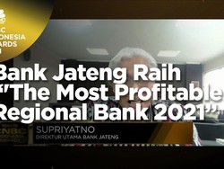 Bank Jateng Raih "The Most Profitable Regional Bank 2021"