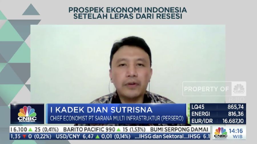 Chief Economist PT SMI, I Kadek Dian Sutrisna
