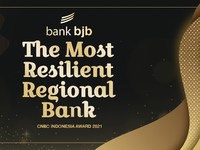 Mantap! Bank bjb Raih The Most Resilient Regional Bank
