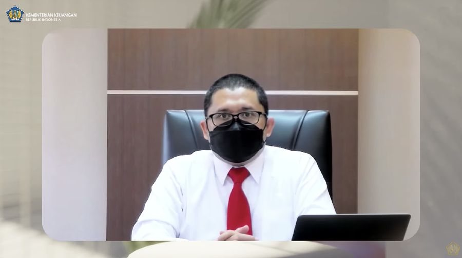 Kepala Badan Kebijakan Fiskal (BKF) Febrio Kacaribu Saat Konferensi Pers APBN KITA September 2021. (Tangkapan Layar Youtube Kemenkeu RI)