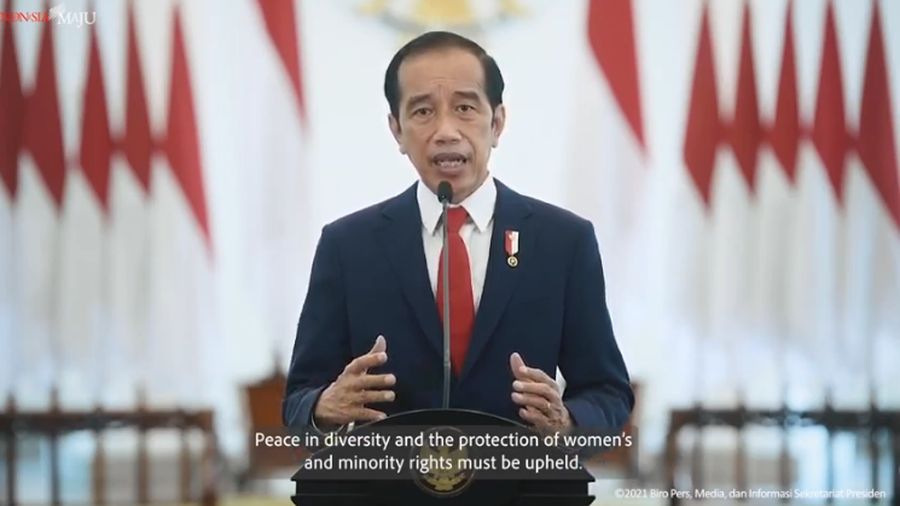 Pidato Presiden Joko Widodo pada Sidang Majelis Umum ke-76 PBB
