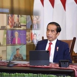 Momen Jokowi 'Ditunjuk' Biden Jadi Pilihan Utama Bicara Covid