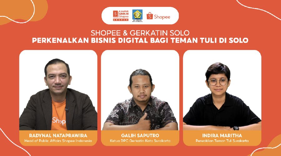 Shopee dan Gerkatin Solo, Perkenalkan Bisnis Digital Bagi Teman Tuli di Solo (Tangkapan Layar)