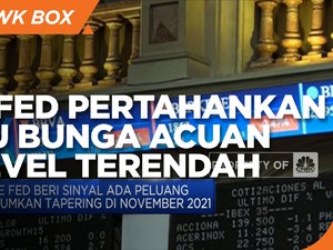 The Fed Masih Pertahankan Suku Bunga Acuan di Level Terendah