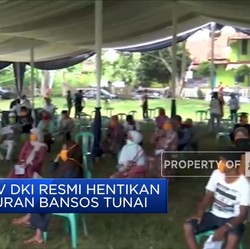 Pemprov DKI Resmi Hentikan Penyaluran Bansos Tunai