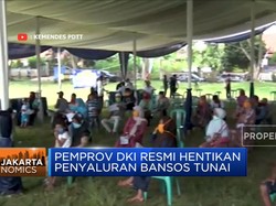 Pemprov DKI Resmi Hentikan Penyaluran Bansos Tunai