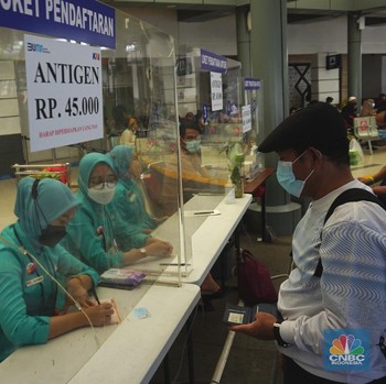 Berlaku Hari ini, Tarif Tes Antigen di Stasiun Kini Rp45 Ribu