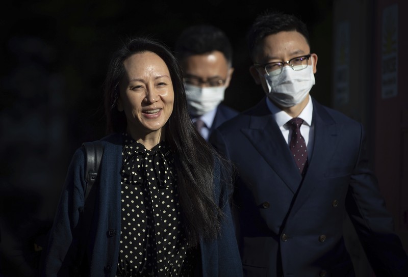 Kepala keuangan Huawei Meng Wanzhou. (AP/DARRYL DYCK)