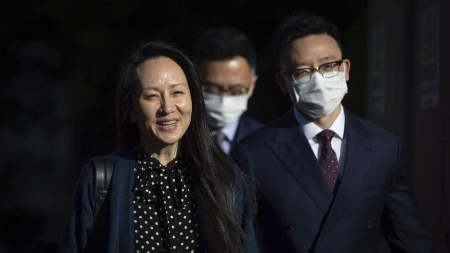 Kepala keuangan Huawei Meng Wanzhou. (AP/DARRYL DYCK)
