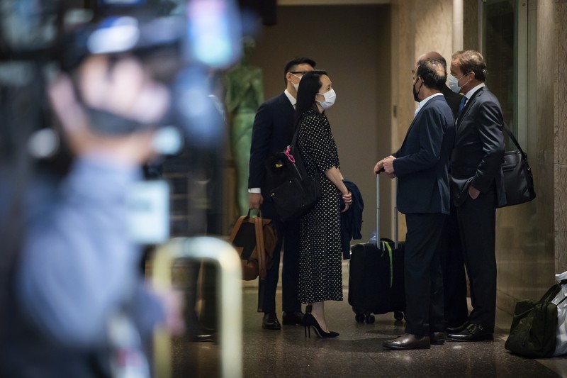 Kepala keuangan Huawei Meng Wanzhou. (AP/DARRYL DYCK) Kepala keuangan Huawei Meng Wanzhou. (AP/DARRYL DYCK)