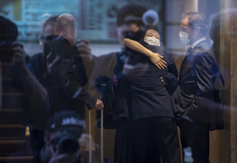 Kepala keuangan Huawei Meng Wanzhou. (AP/DARRYL DYCK)