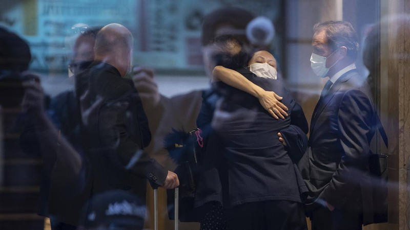 Kepala keuangan Huawei Meng Wanzhou. (AP/DARRYL DYCK)