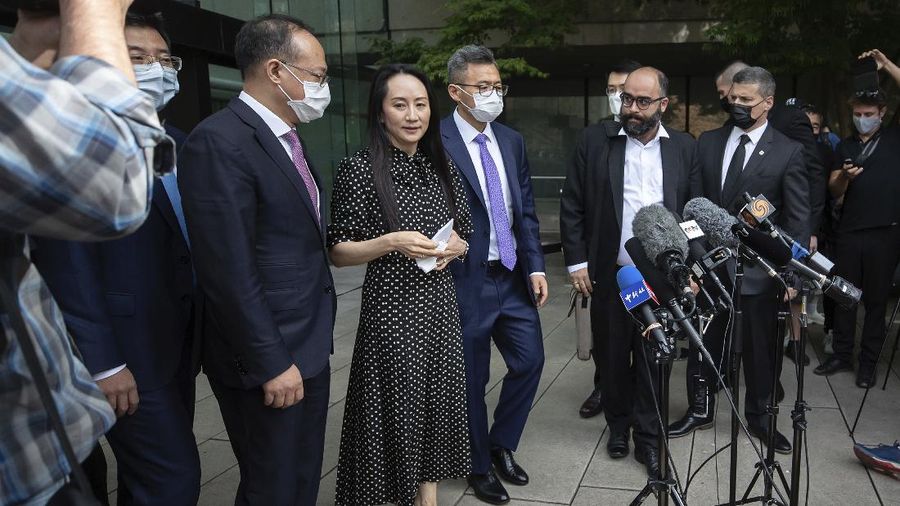 Kepala keuangan Huawei Meng Wanzhou. (AP/DARRYL DYCK)