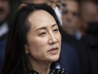 Penampakan Bos Huawei Dibebaskan, Hampir 3 Tahun Ditahan