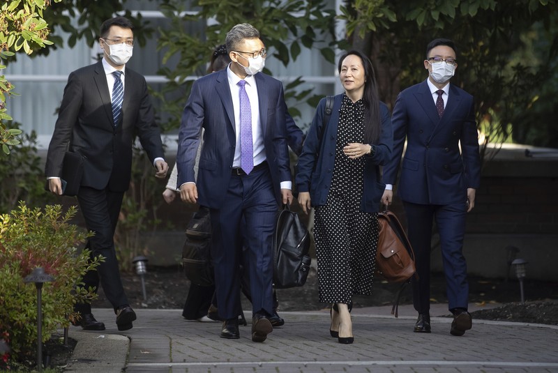 Kepala keuangan Huawei Meng Wanzhou. (AP/DARRYL DYCK)