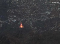 Potret Seram Erupsi Gunung Spanyol Terlihat dari Satelit
