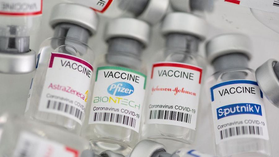 FILE PHOTO: Vials labelled 