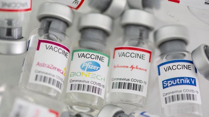 Vaksin Covid-19 FILE PHOTO: Vials labelled