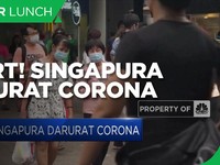 Kasus Positif Rekor, Singapura Darurat Corona!