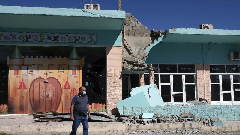 Gempa M5,8 Guncang Crete Yunani. (REUTERS/STEFANOS RAPANIS)