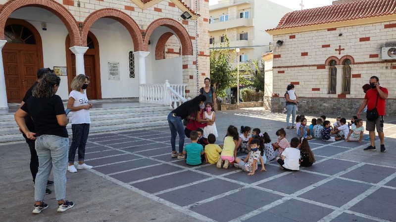 Gempa M5,8 Guncang Crete Yunani. (REUTERS/STEFANOS RAPANIS)