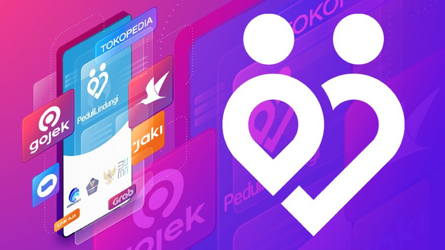 Infografis/mulai oktober Fitur PeduliLindungi bisa Diakses di Aplikasi Lain/Aristya Rahadian