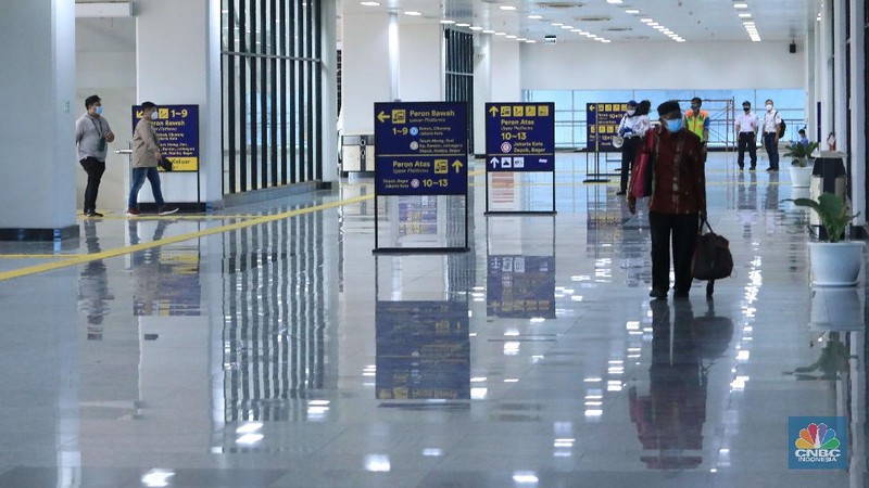 Stasiun Manggarai (CNBC Indonesia/Muhammad Sabki)
