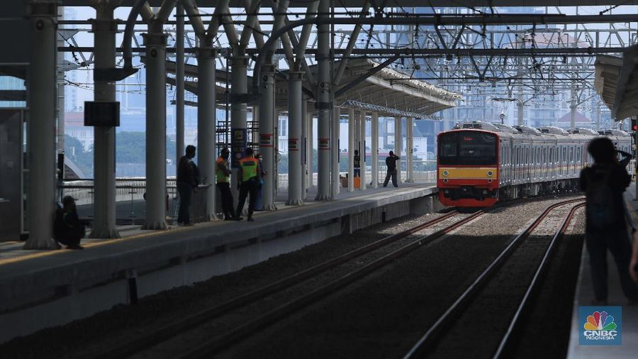 Stasiun Manggarai (CNBC Indonesia/Muhammad Sabki)