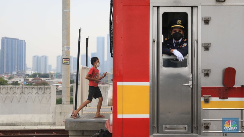 Stasiun Manggarai (CNBC Indonesia/Muhammad Sabki)
