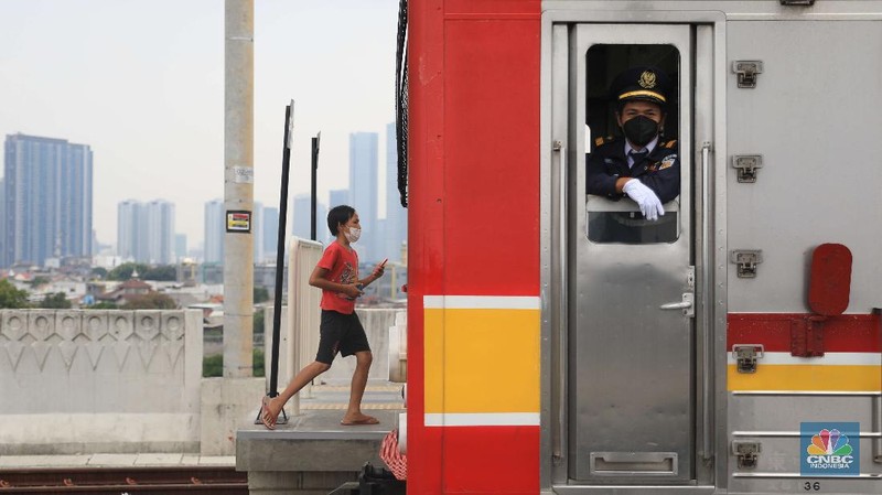 Stasiun Manggarai (CNBC Indonesia/Muhammad Sabki)